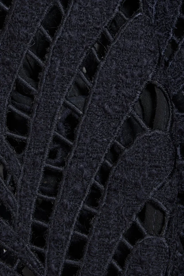 Oscar de la Renta Laser-Cut Wool-Blend Tweed Jacket, photo 4 of 4 from THE OUTNET