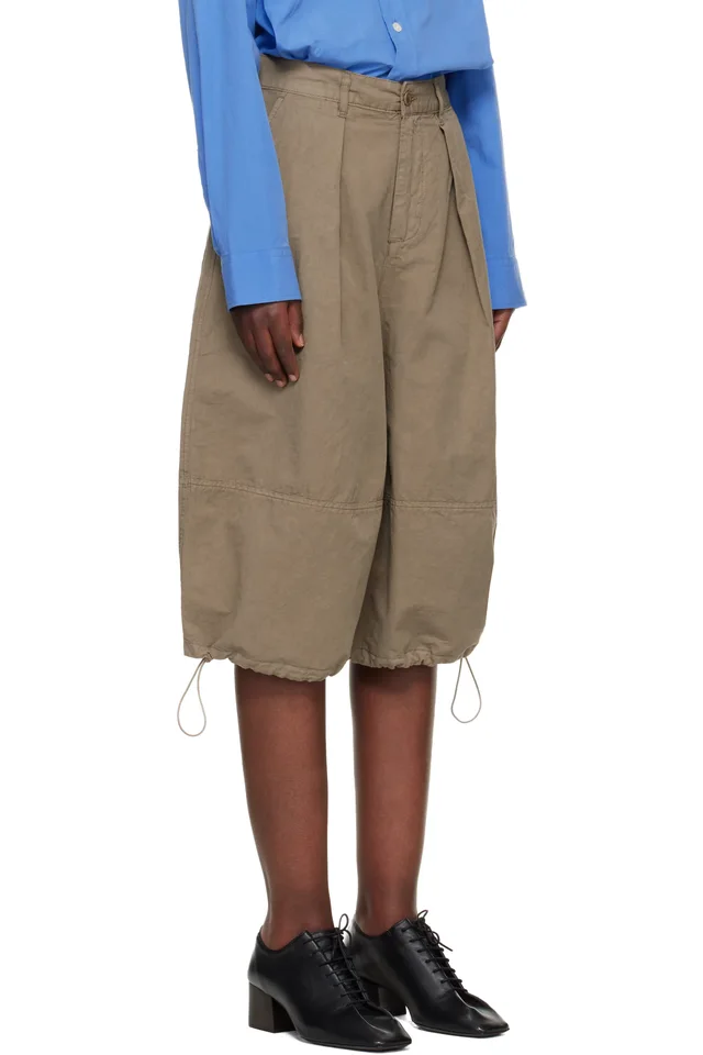 YMC Khaki Salba Shorts, photo 2 of 2 from SSENSE