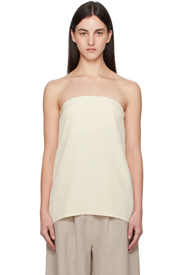 La Collection Off-White Suzanna Top, image 1 of 1 from SSENSE