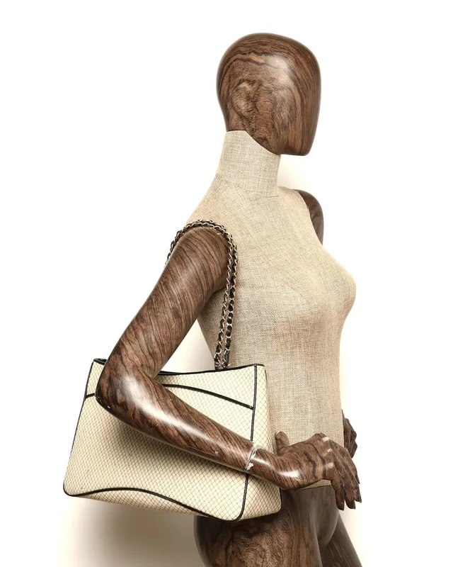 Chanel 72 Series Quilted Fabric Tote Shoulder Bag in Leather from A Retro Tale, photo 11 of 11