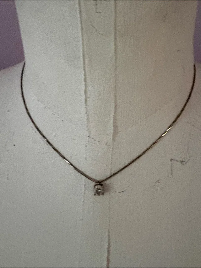 Swarovski Vintage Silver Crystal Pendant Necklace in gray|silver from Poshmark