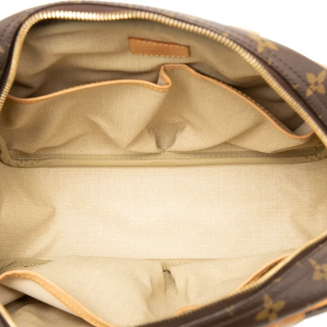 Brown Louis Vuitton Monogram Trouville Handbag in Brown Coated canvas from Designer Revival, photo 2 of 2