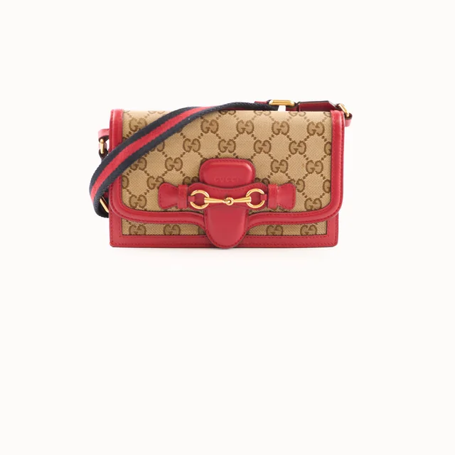 Gucci Horsebit 1955 Wallet on Strap in Canvas from The Purse Affair