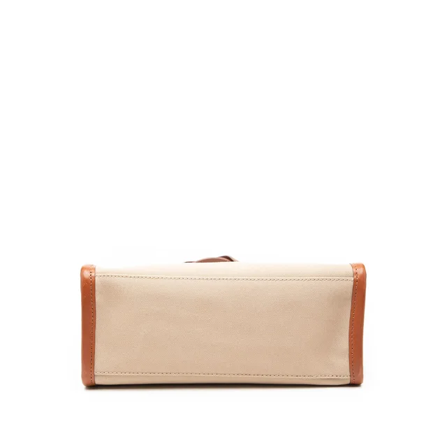 Beige Burberry Canvas Tote in Beige Canvas from Designer Revival, photo 3 of 6