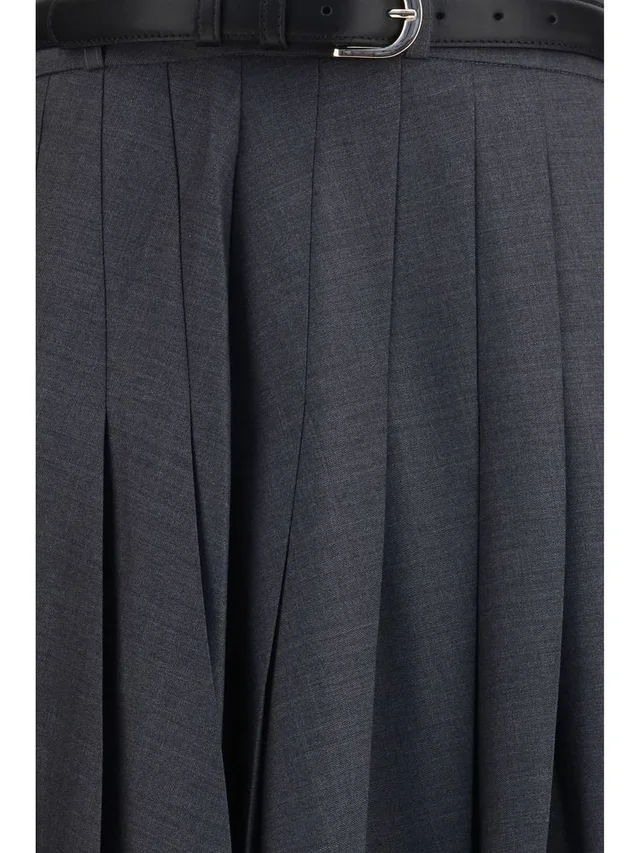 Self-Portrait Pleated maxi skirt, photo 3 of 6 from SENSER