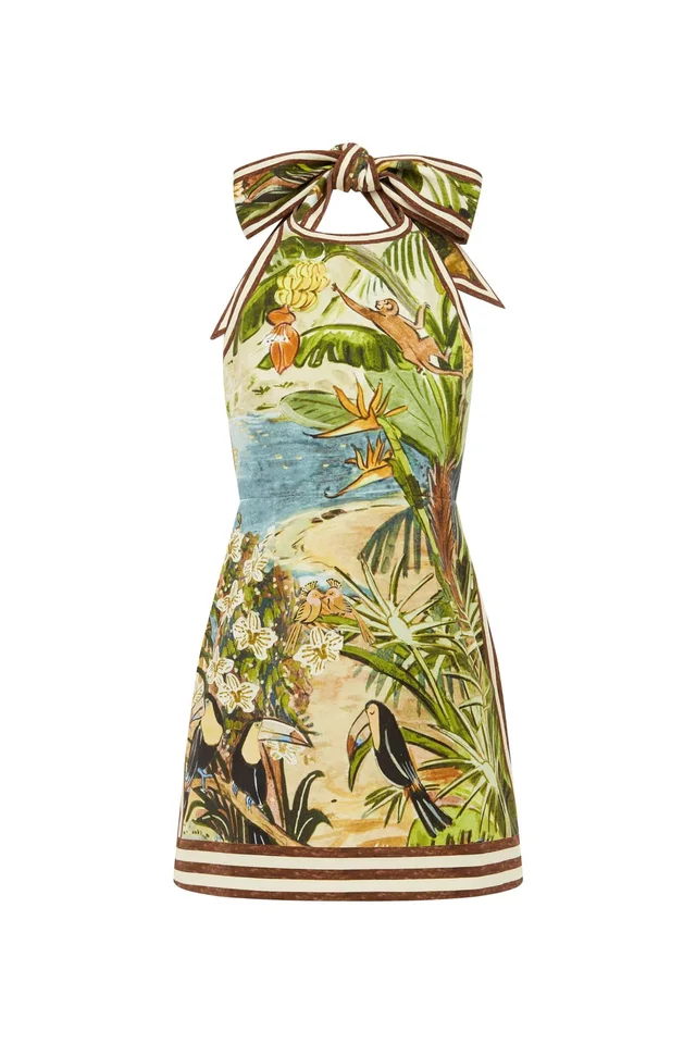 2601 - SUMMER 26 TOUCAN TANGO HALTER MINI DRESS from Alemais, photo 1 of 1