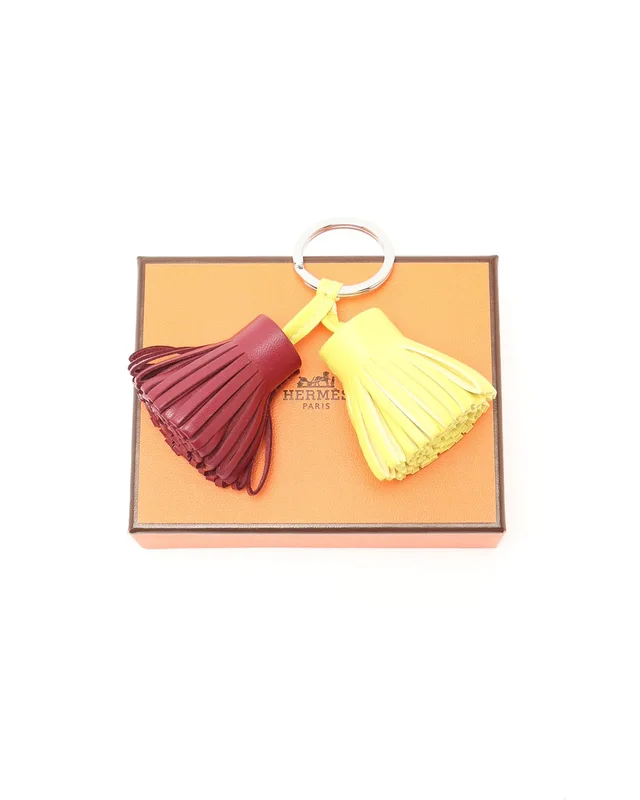 Hermès Carmen Uno-Dos Keyring in Leather from A Retro Tale, photo 2 of 4