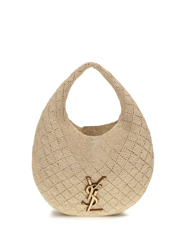 Saint Laurent Icare Hobo Bag — Beige Raffia in Beige Raffia from HEWI