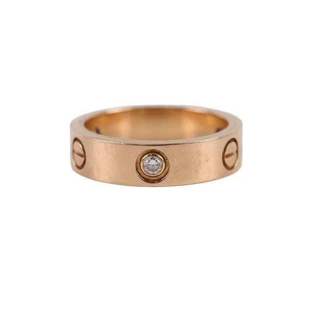 Cartier Classic Love Ring in Pink from The Purse Affair