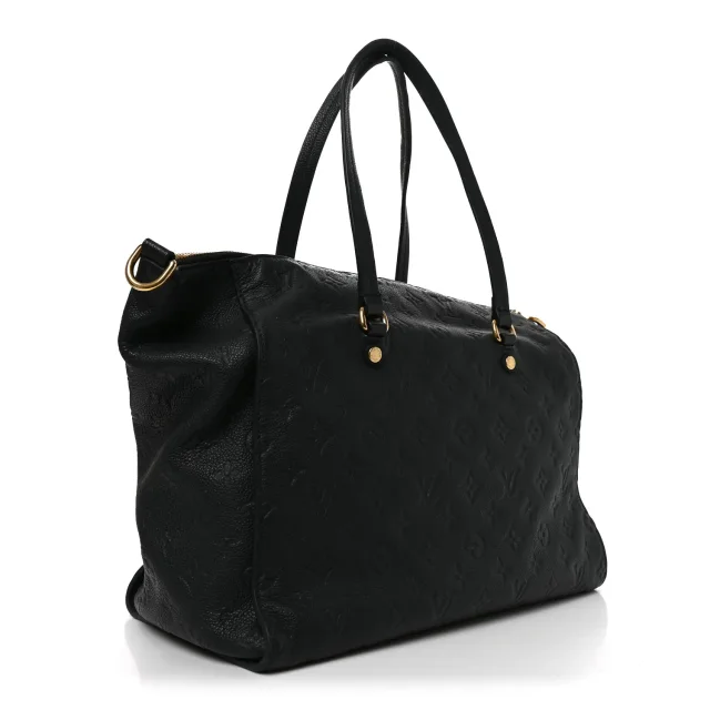 Louis Vuitton Empreinte Lumineuse PM Black in Black Leather from FASHIONPHILE, photo 3 of 9