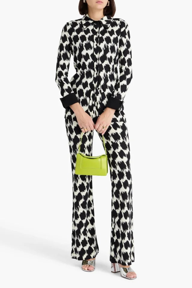 Diane von Furstenberg Lagarde Printed Jersey Shirt, photo 2 of 4 from THE OUTNET