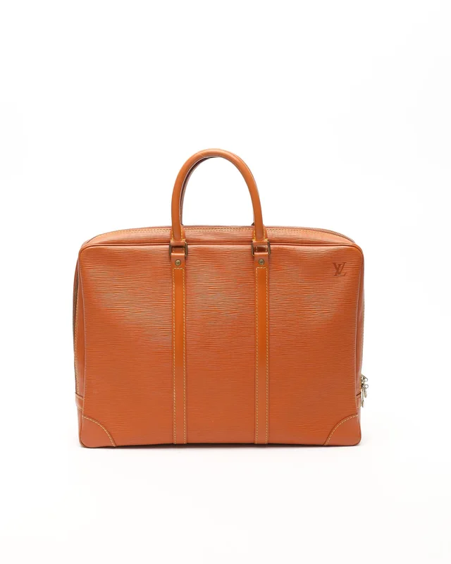 Louis Vuitton Epi Porte Document Voyage Business Bag in Leather from A Retro Tale