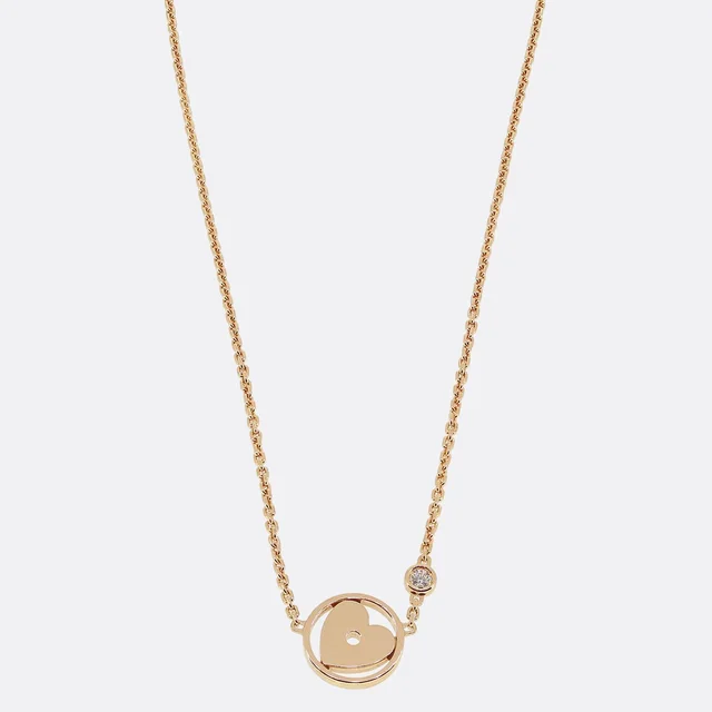 Louis Vuitton Single Diamond Love Heart Necklace from The Vintage Jeweller