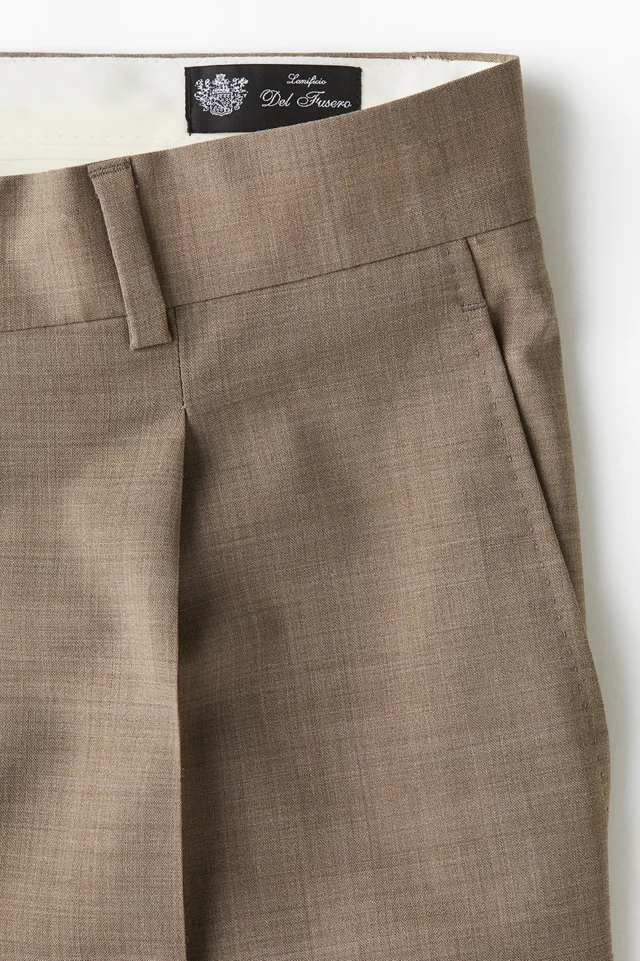 H&M Regular-Fit Wool-Blend Suit Pants, photo 3 of 3 from H&M (Canada)