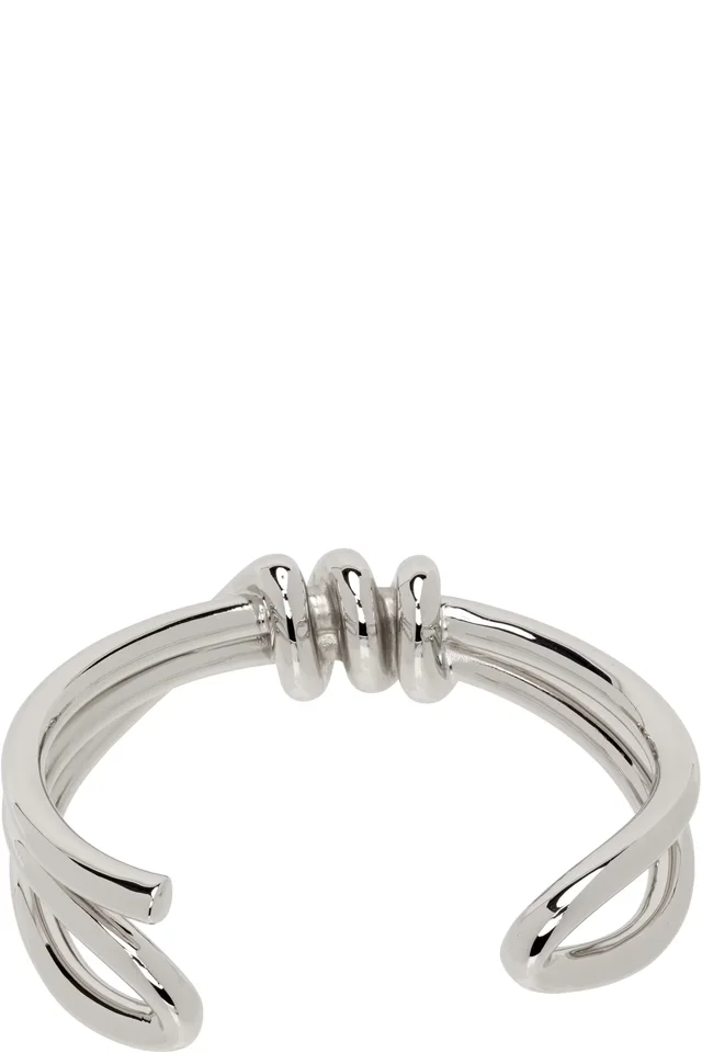 MM6 Maison Margiela Knotted Bracelet, photo 2 of 3 from SSENSE