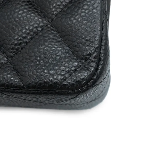 Chanel Matelasse23 Flap Chain Shoulder Bag BlackA01113 Caviar Leather Size 23 in Caviar leather from GALLERY RARE, photo 9 of 18