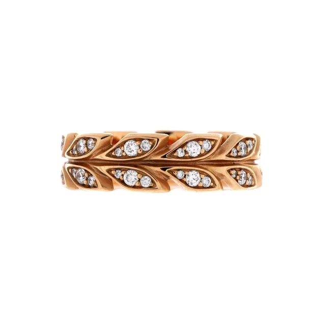 Tiffany & Co. Victoria Vine Band Ring 18k Rose Gold With Diamonds in gold from Poshmark