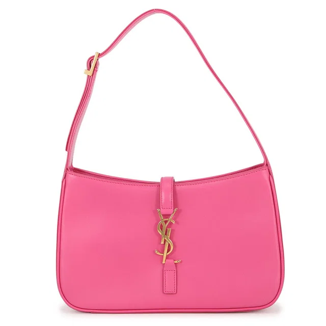 Saint Laurent LE 5 A 7 Le Sancassette Hobo Bag Bubble Gum6572282R20W5623 Calf Leather in Calfskin from GALLERY RARE