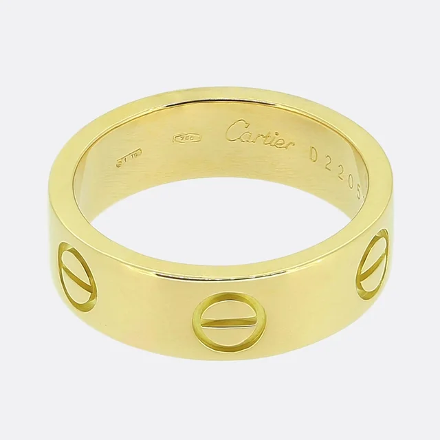 Cartier LOVE Ring Size L (51) from The Vintage Jeweller