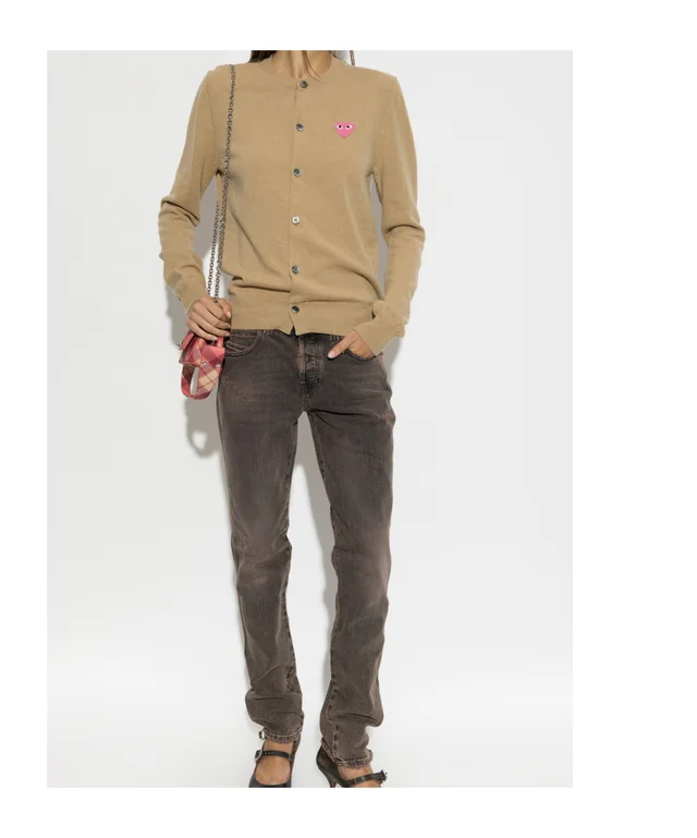 Comme Des Garcons Play Long-sleeve cardigan, photo 3 of 4 from SENSER