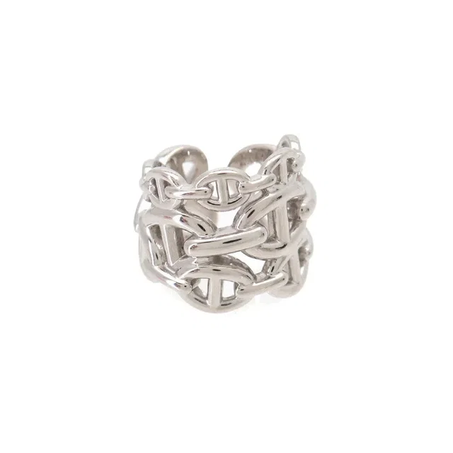 Hermès Chaine dancre GM Ring Silver 925 Size49 in Silver from Luxury Promise