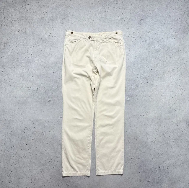 Loro Piana Luxury Pants Trousers Beige, Men's (Size 34) in white|neutral from Grailed
