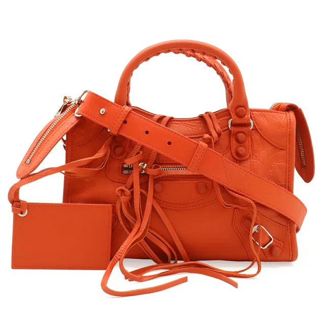 Balenciaga Classic Leather Mini Handbag in Leather from LuxUness