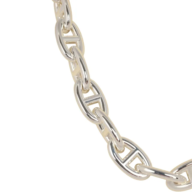 Hermès Chaine D'Ancre Necklace GM 31 Link Sterling Silver in Silver from Madison Avenue Couture, photo 2 of 3