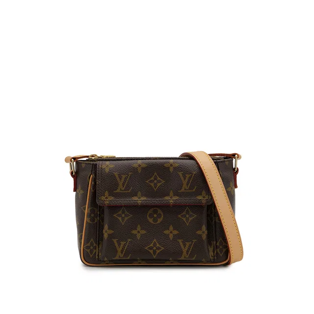 Louis Vuitton Monogram Viva Cite PM Shoulder Bag M51165 in Coated canvas from Luxury Promise