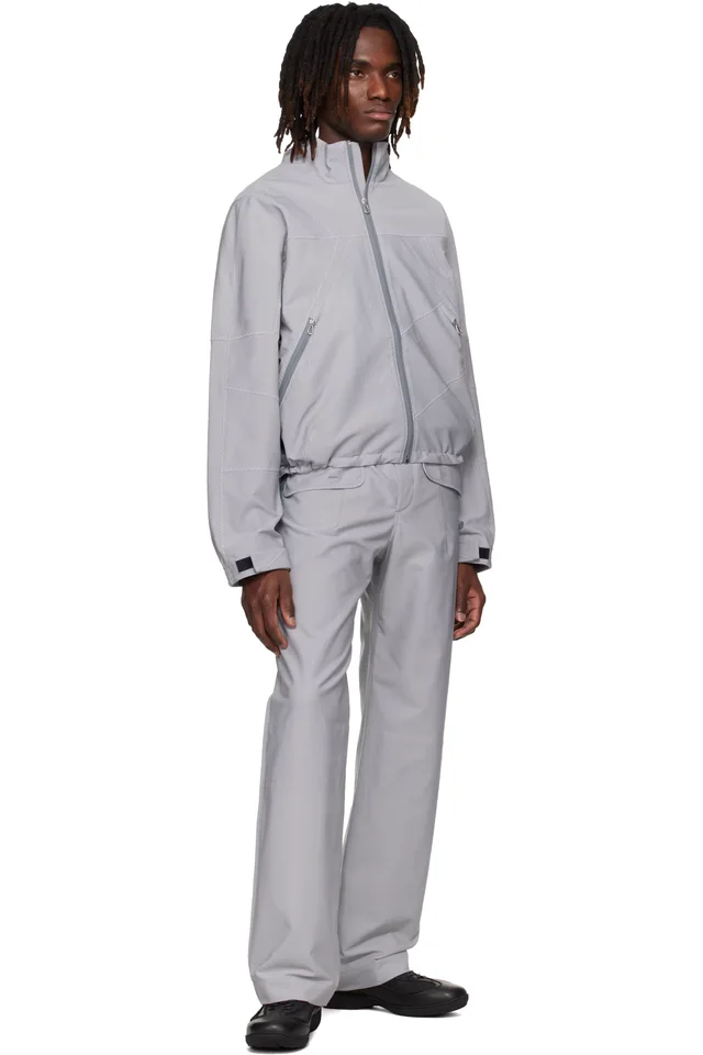 Kiko Kostadinov Gray Komlo Trousers, photo 4 of 4 from SSENSE