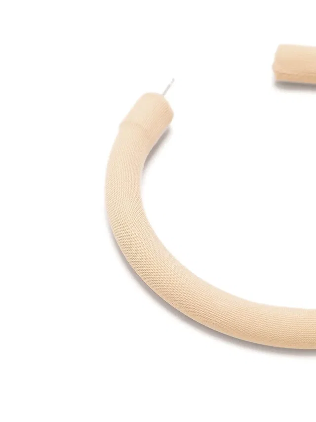 Maison Margiela Mm6 Earrings — Beige in Beige from HEWI