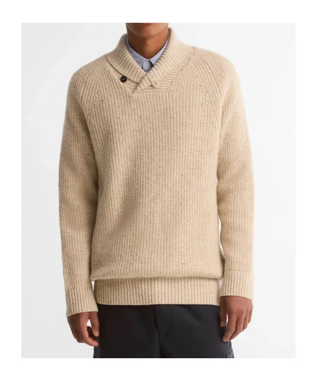 Barbour Shawl collar chunky knit sweater, photo 2 of 5 from SENSER