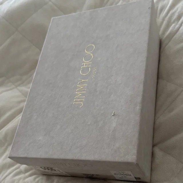 Jimmy Choo Black Wedges 6.5 in gold|gray Suede from Poshmark