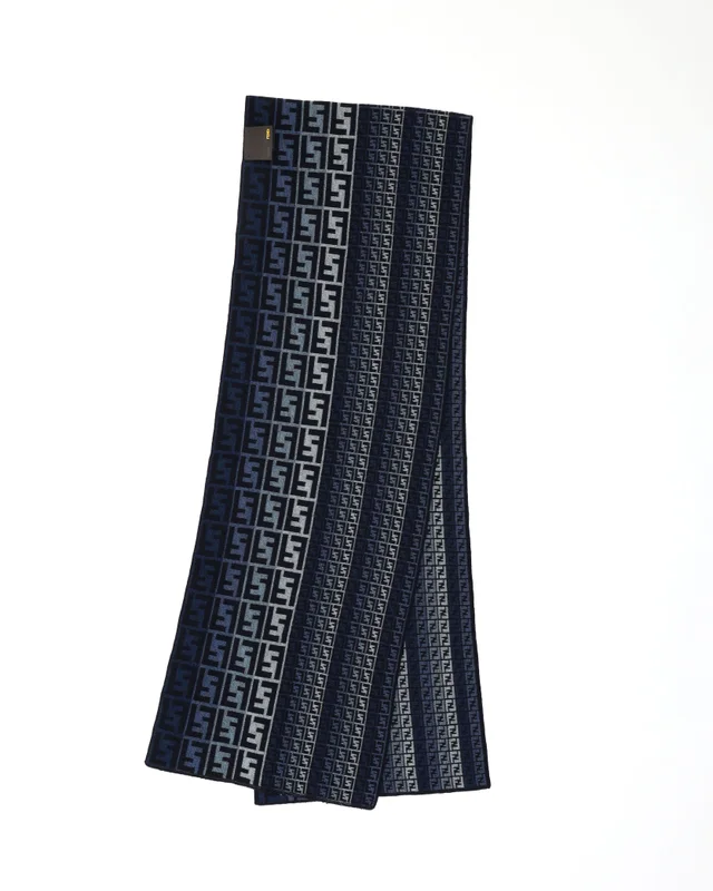Fendi Zucca Wool Scarf in Wool from A Retro Tale, photo 2 of 3