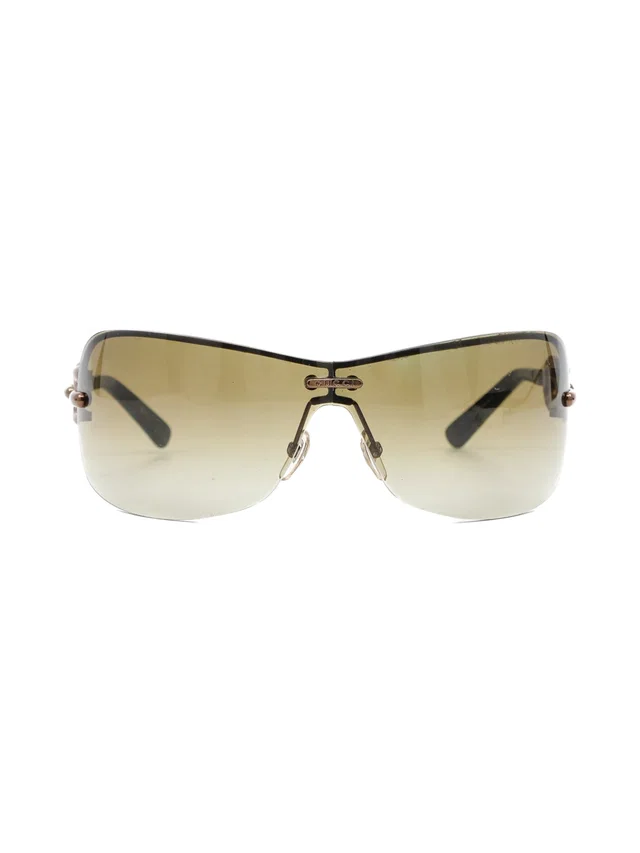 Gucci Chain Accented Wraparound Sunglasses from Arcade Vintage