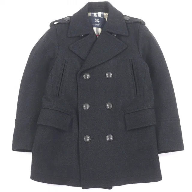 Burberry London Wool Double-breasted Coat in Wool from LuxUness