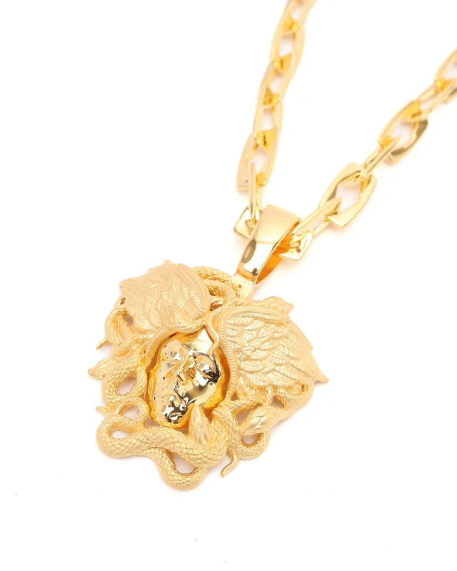 Versace Medusa Necklace from A Retro Tale, photo 3 of 5