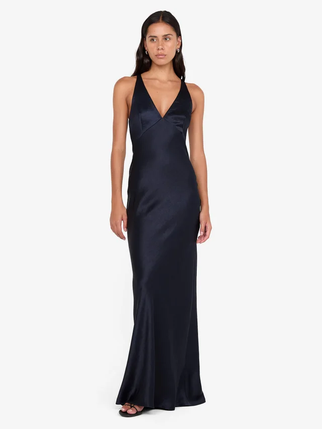 Bec&Bridge THE DREAMER V NECK DRESS - INK from BEC + BRIDGE, photo 1 of 1