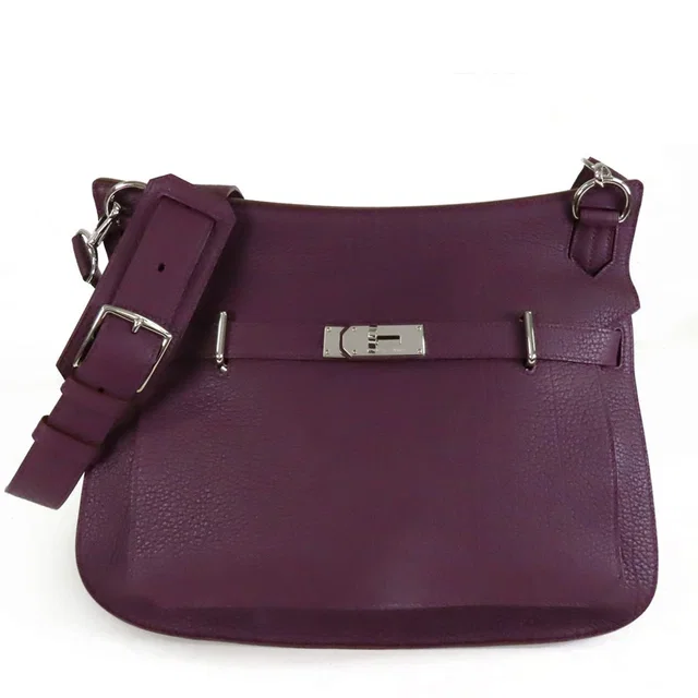 Hermès Jypsiere 37 Ultra Violet Silver Fjord Shoulder Bag in Purple from The Reluxe