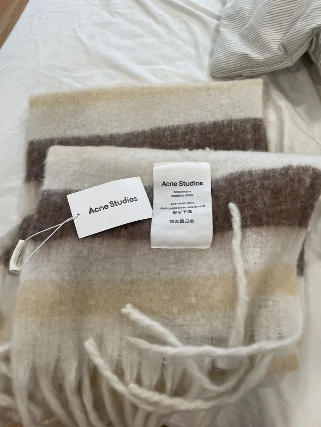 Acne Studios scarves in multicolor from Grailed