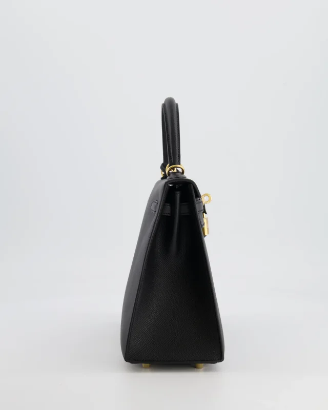 Hermès Kelly 25 Sellier Bag in Black Epsom leather from Sellier, photo 5 of 24