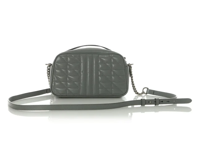 Gucci Small Gray Marmont Aria Camera Bag in Grey Leather from Ann's Fabulous Finds, photo 4 of 9
