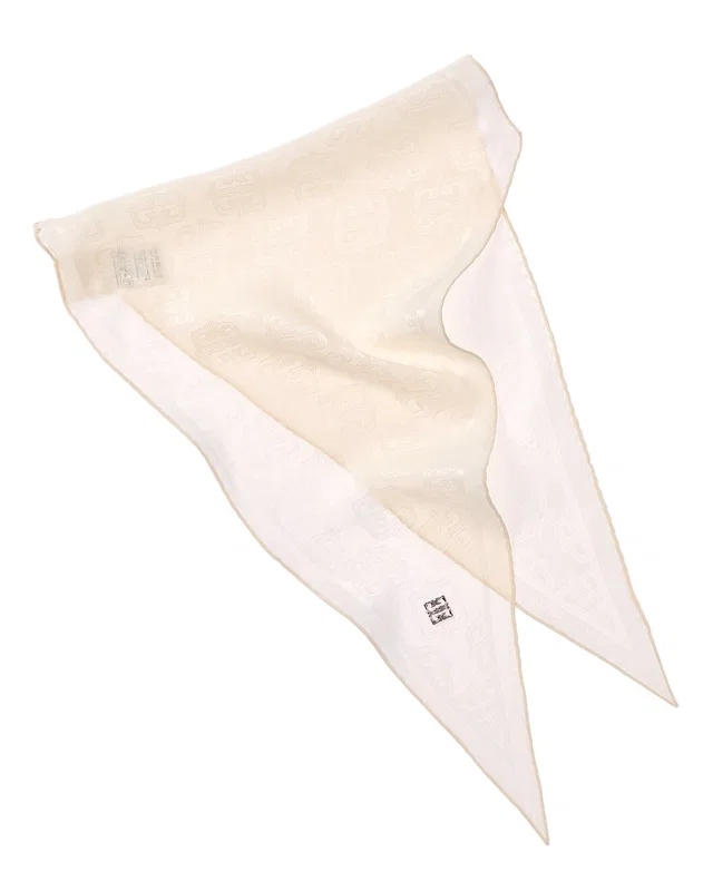 Givenchy Logo Silk Scarf, image 1 of 1 from Gilt