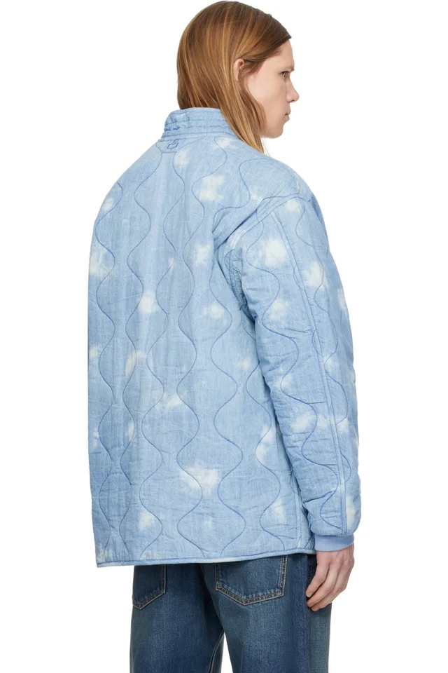 Isabel Marant Blue Taeliss Coat, photo 3 of 4 from SSENSE