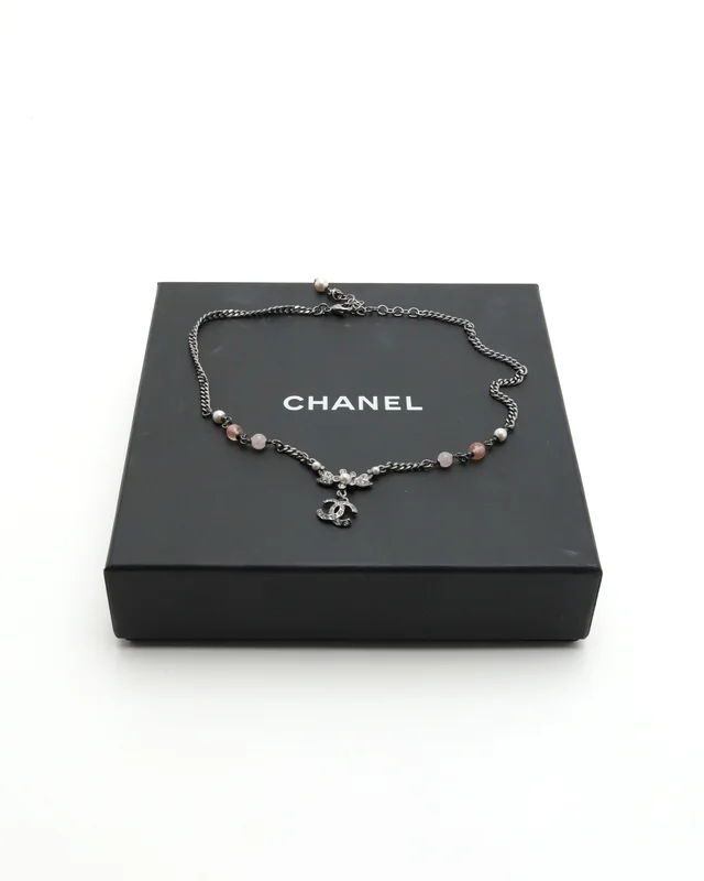 Chanel Coco Mark Rhinestone Necklace from A Retro Tale, photo 2 of 5