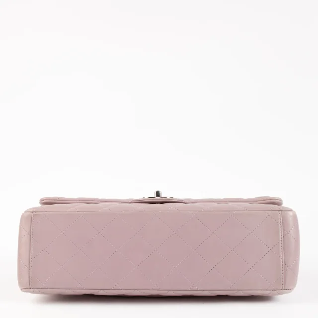 Chanel Mauve Lambskin Maxi Classic Bag in Lambskin from Labellov, photo 6 of 10