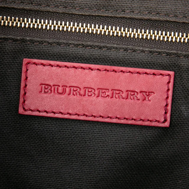 Beige Burberry Small Haymarket Check Coated Canvas Salisbury Tote in Beige Coated canvas from Designer Revival, photo 5 of 6