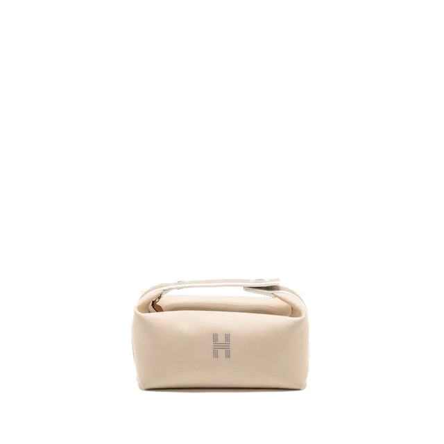 Hermès Trousse De Toilette Bride A Brac pm Natural SHW in Beige Canvas from EMIER