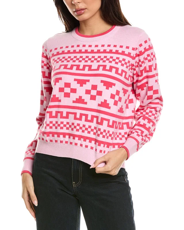 Brodie Cashmere Fairisle Cashmere-Blend Sweater, image 1 of 1 from Rue La La