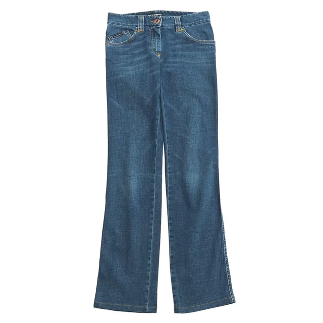 Dolce & Gabbana Denim Pants 36 Stretch Logo Pocket in Denim from The Reluxe